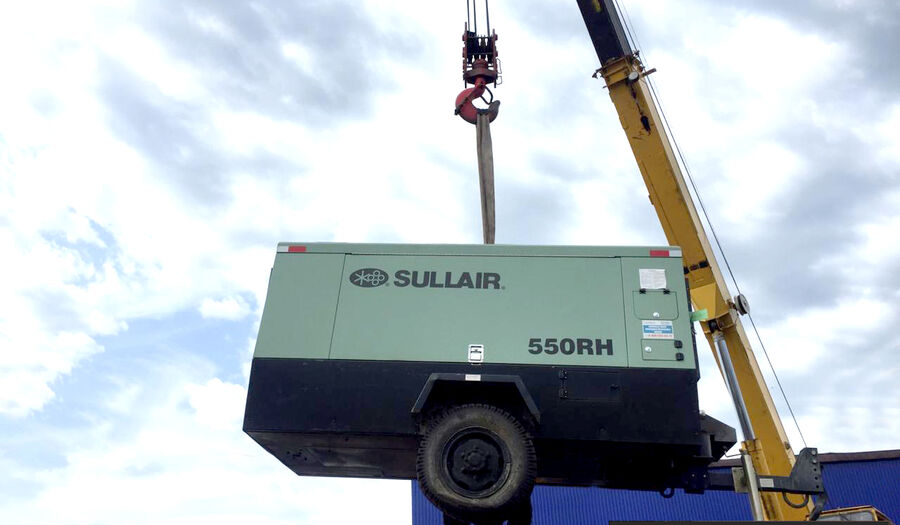 Аренда компрессора SULLAIR 550RH на шасси, версия DPQ  цена