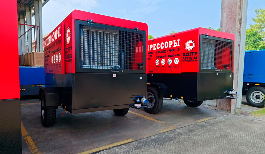 Аренда дизельного компрессора BAYSAR SDPK750S центр аренды оборудования